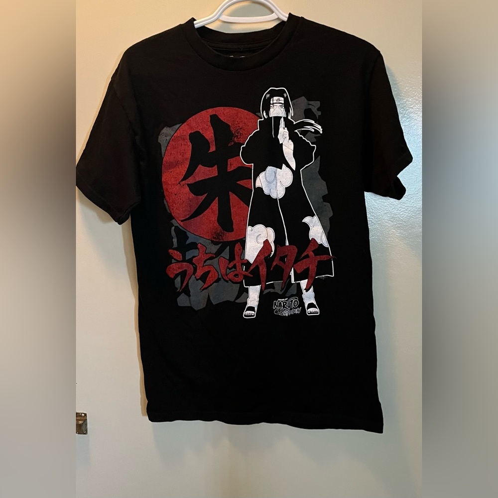 Naturo. 100% cotton. Tshirt. Size M. Black/red/white. Used, great condition.